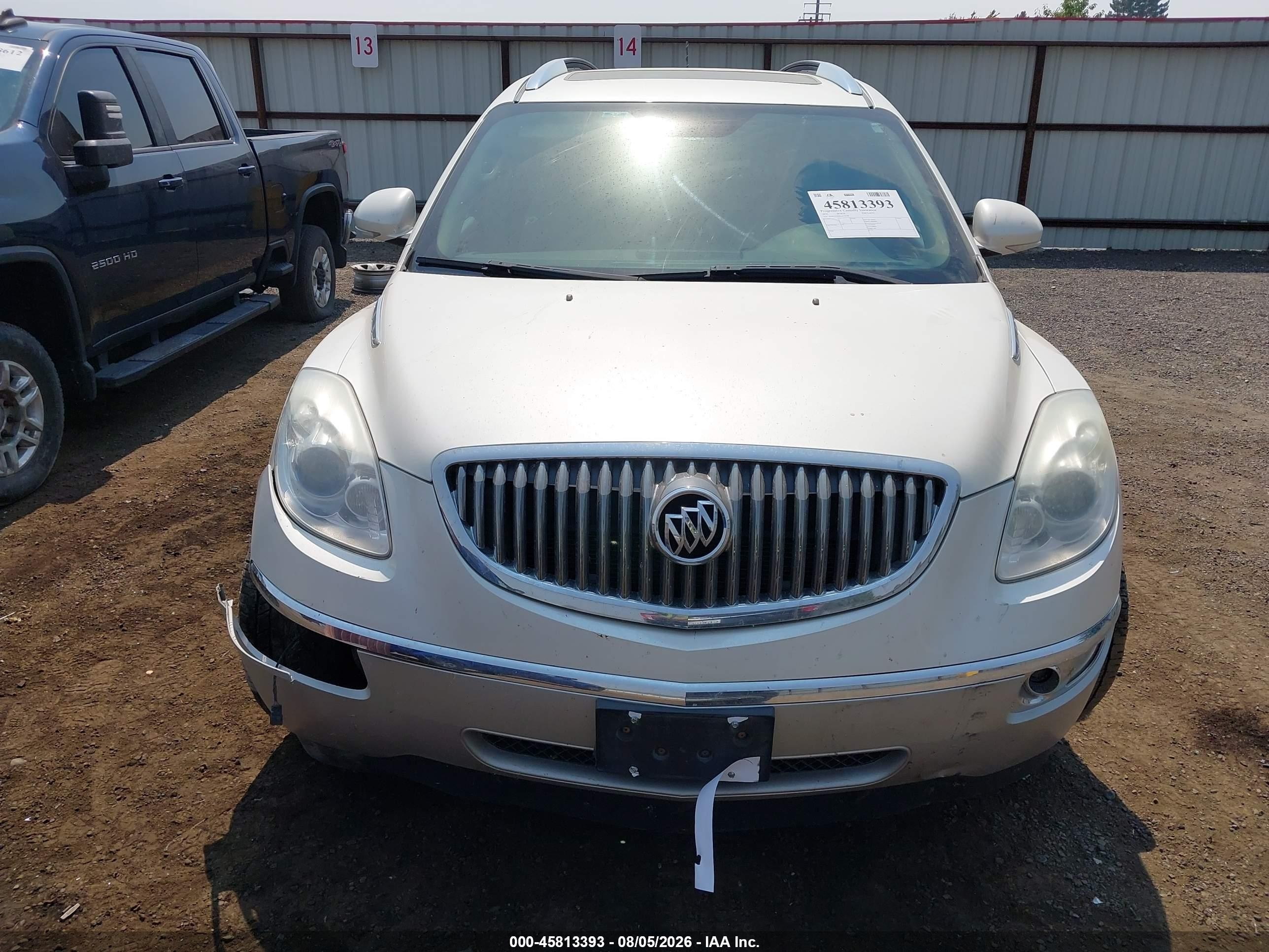 2010 Buick Enclave 2xl White vin: 5GALVCED9AJ174108