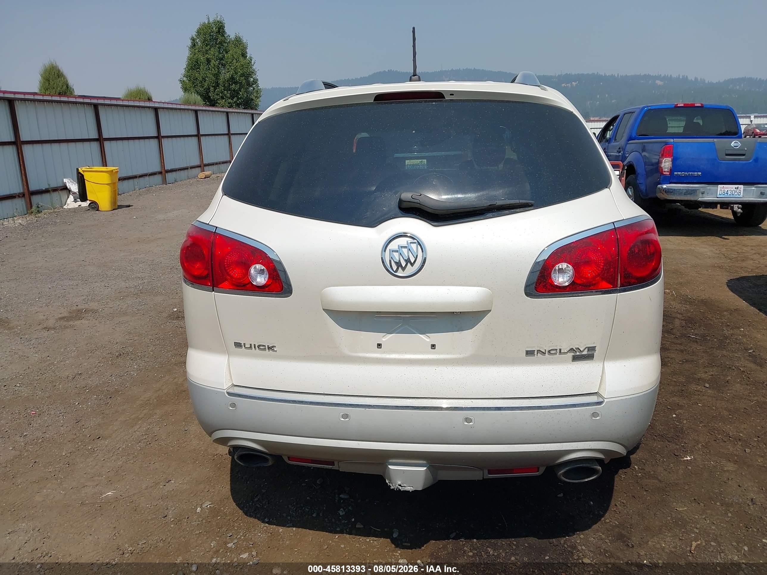 2010 Buick Enclave 2xl White vin: 5GALVCED9AJ174108
