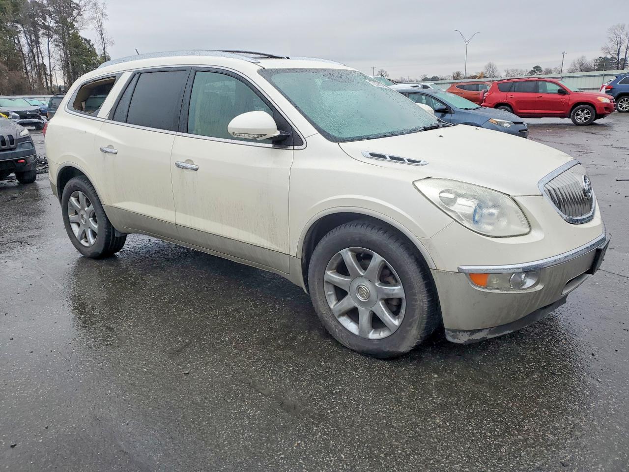2010 Buick Enclave Cxl White vin: 5GALVCEDXAJ254033