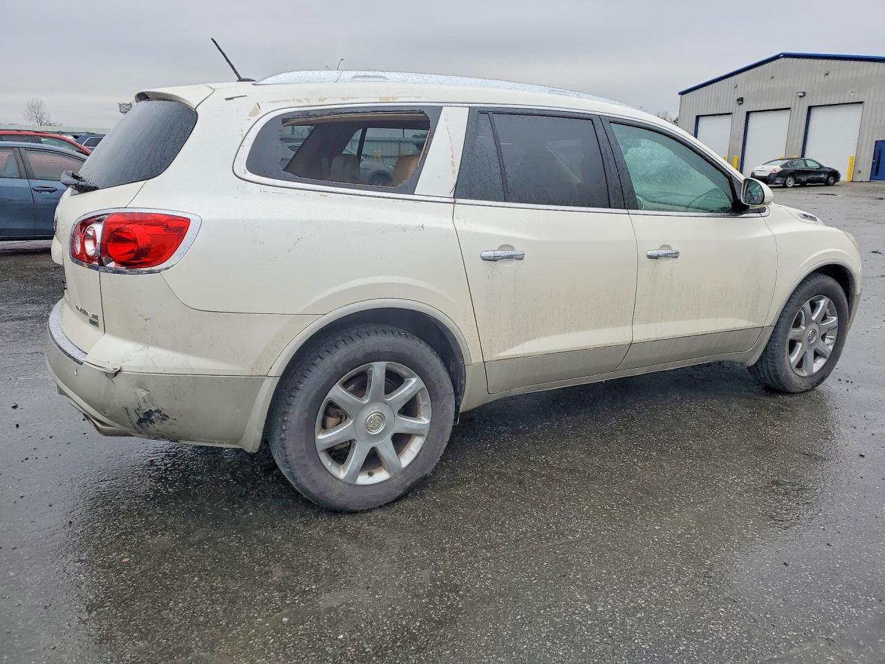 2010 Buick Enclave Cxl White vin: 5GALVCEDXAJ254033