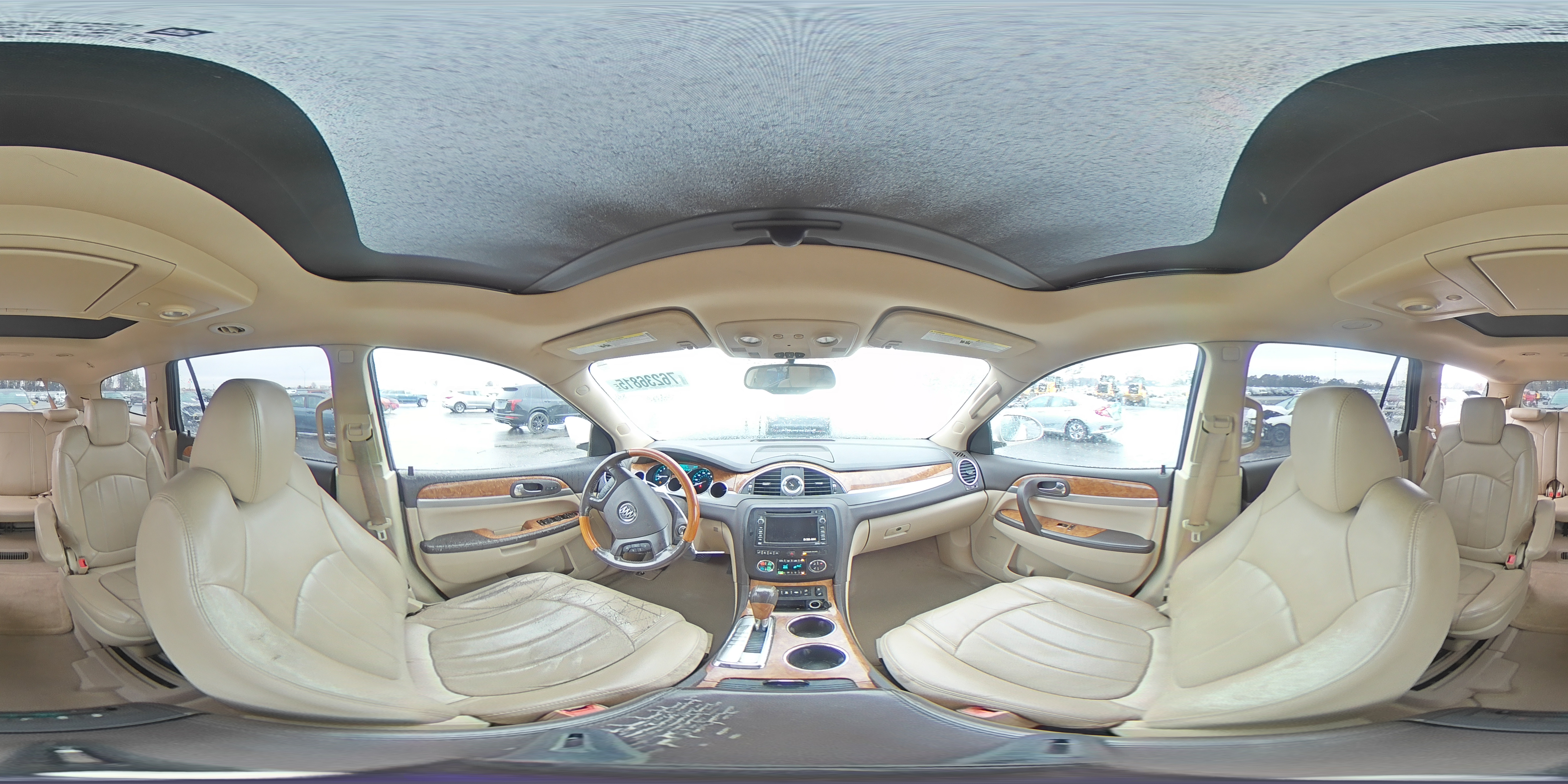 2010 Buick Enclave Cxl White vin: 5GALVCEDXAJ254033