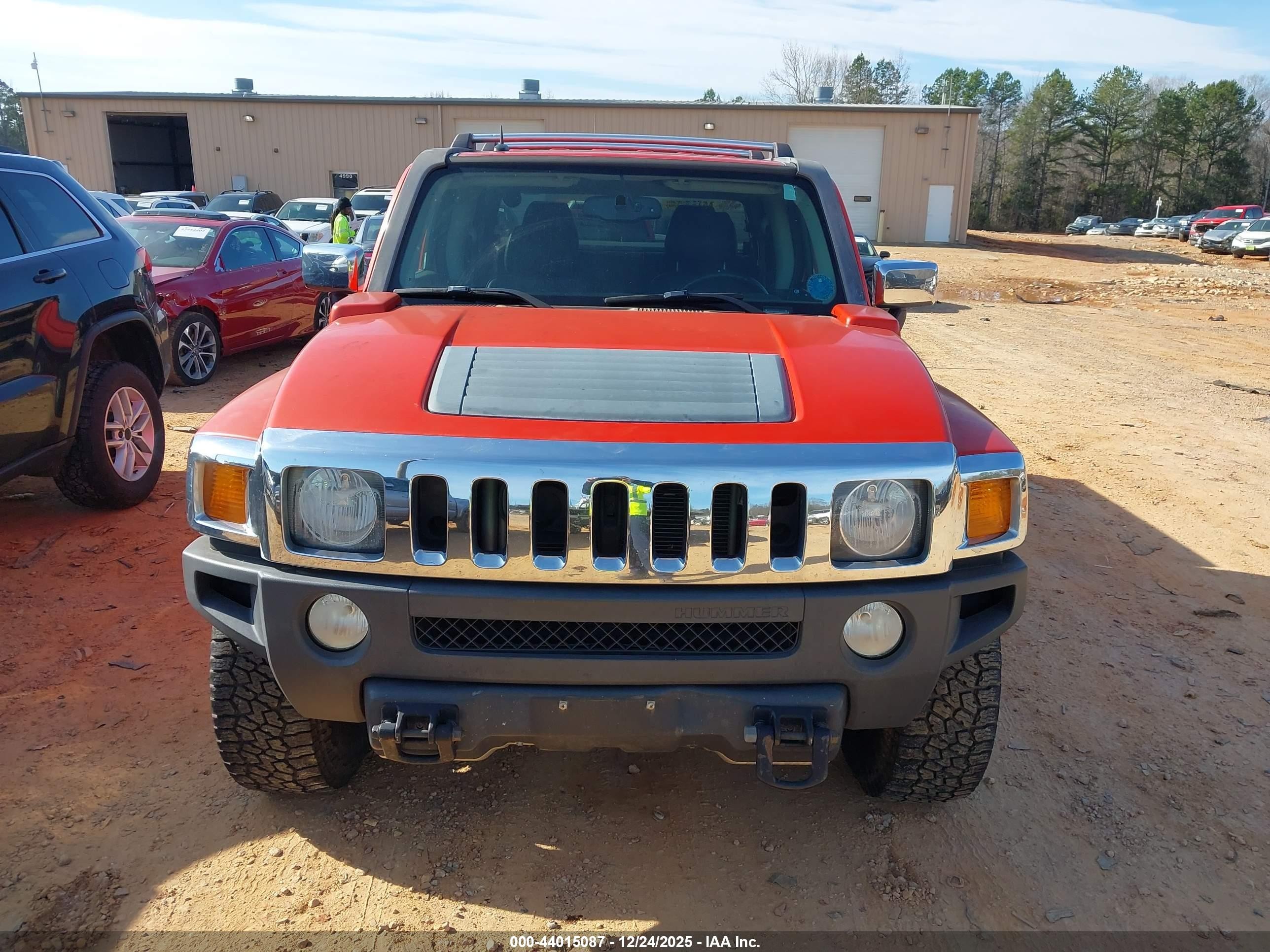 2009 Hummer H3t   Orange vin: 5GNEN13E298133328