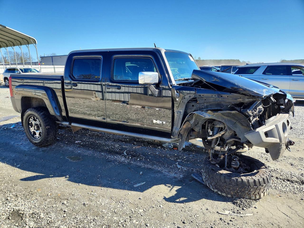 2009 Hummer H3t Black vin: 5GNEN13E598128656