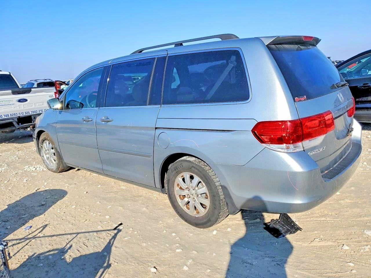 2009 Honda Odyssey Ex Gray vin: 5GNRL38419B018917