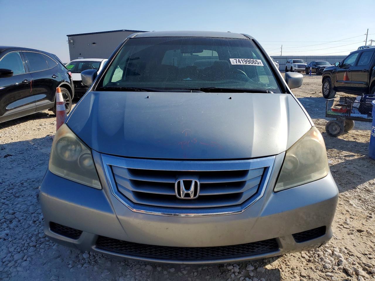 2009 Honda Odyssey Ex Gray vin: 5GNRL38419B018917