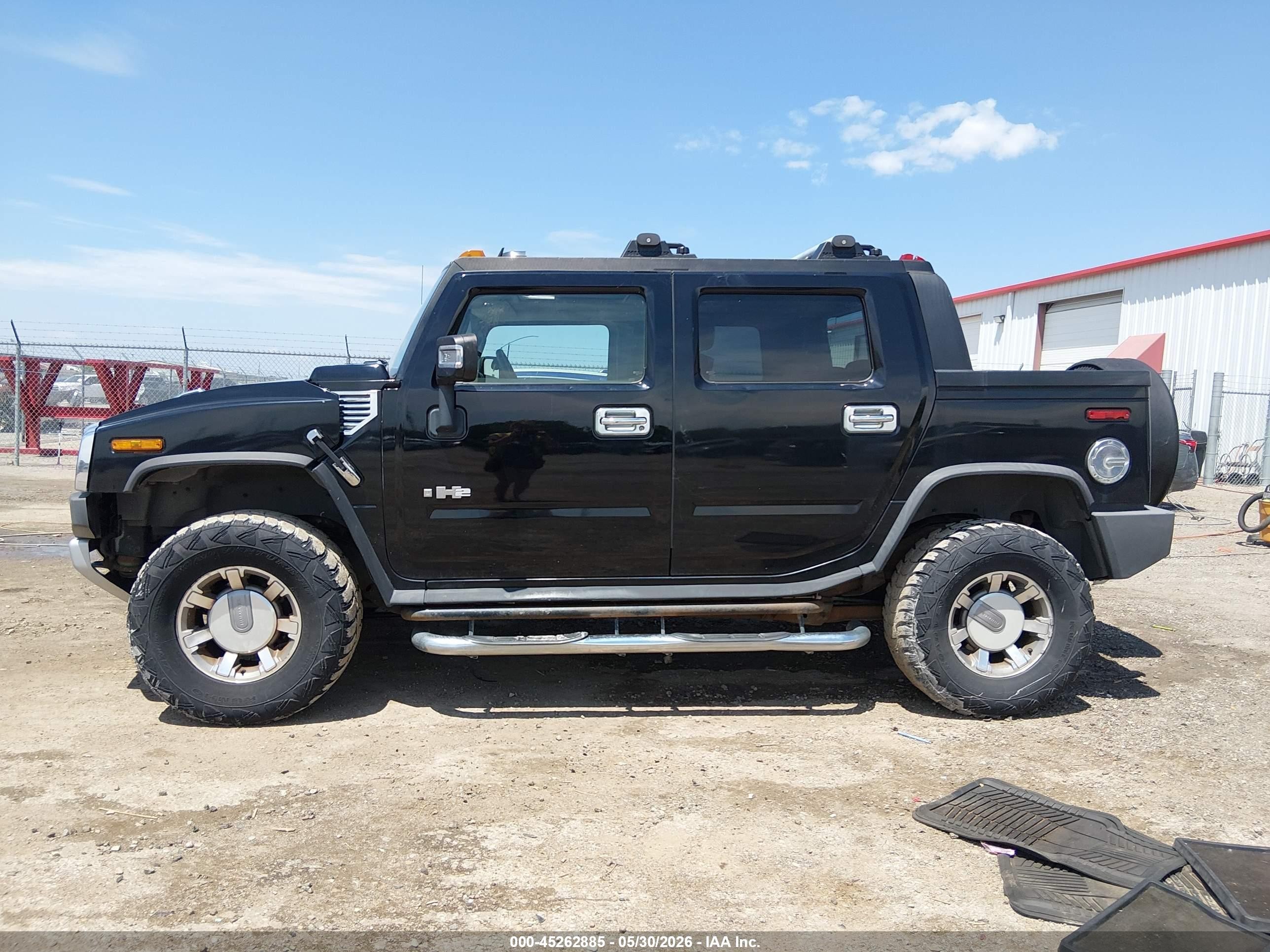 2008 Hummer H2 Sut   Black vin: 5GRGN22838H104153
