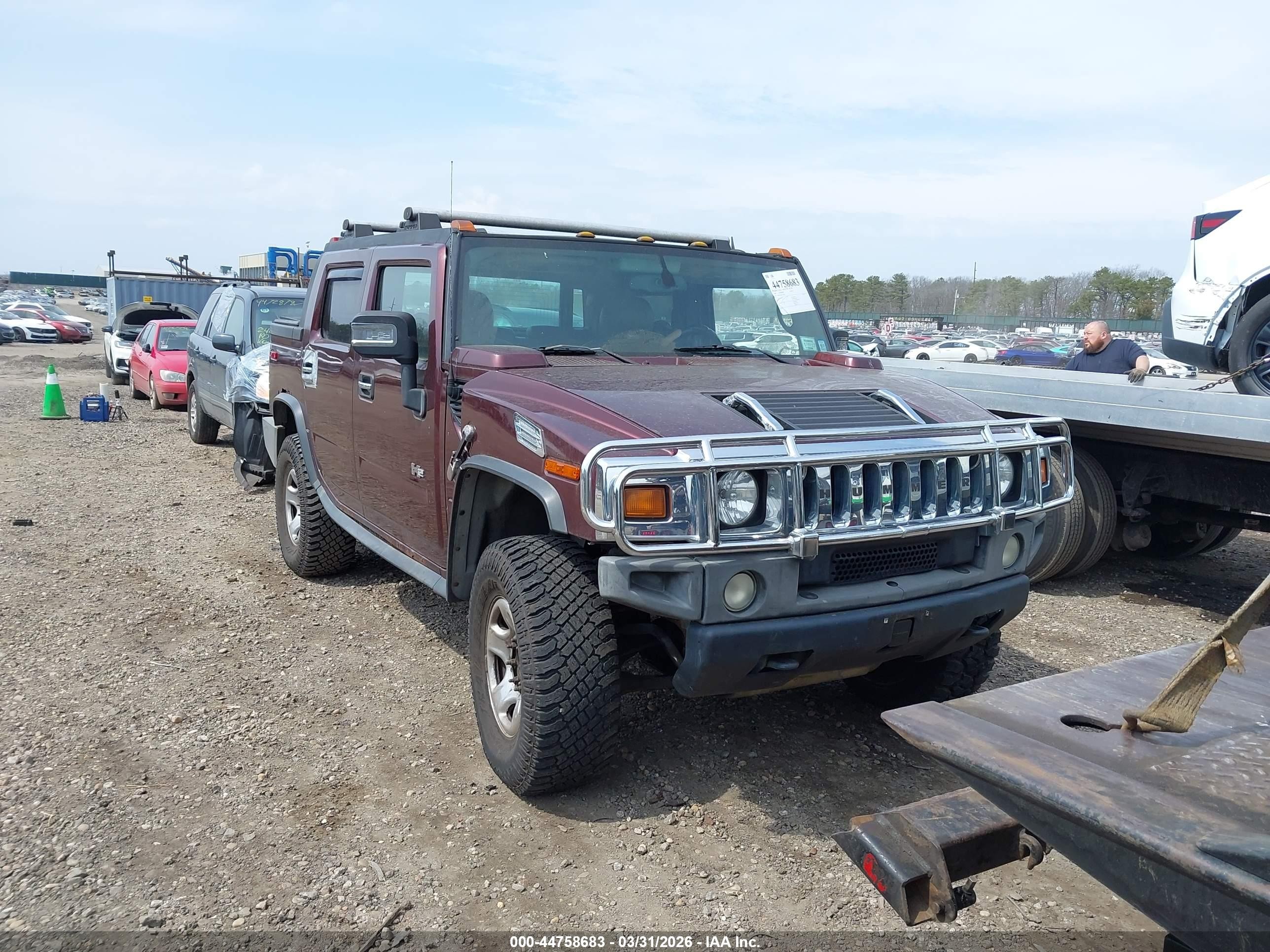 2006 Hummer H2 Sut   Бордовый vin: 5GRGN22U16H112861