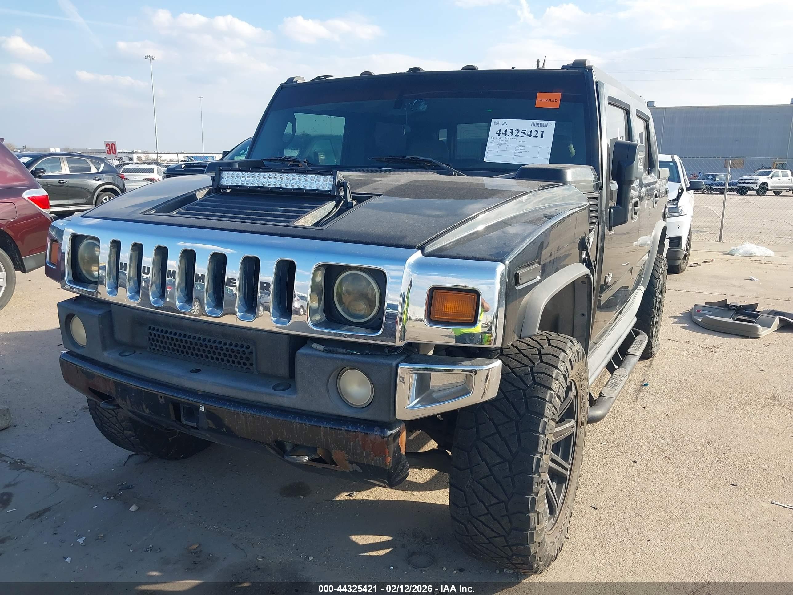 2006 Hummer H2 Sut   Черный vin: 5GRGN22U36H102431