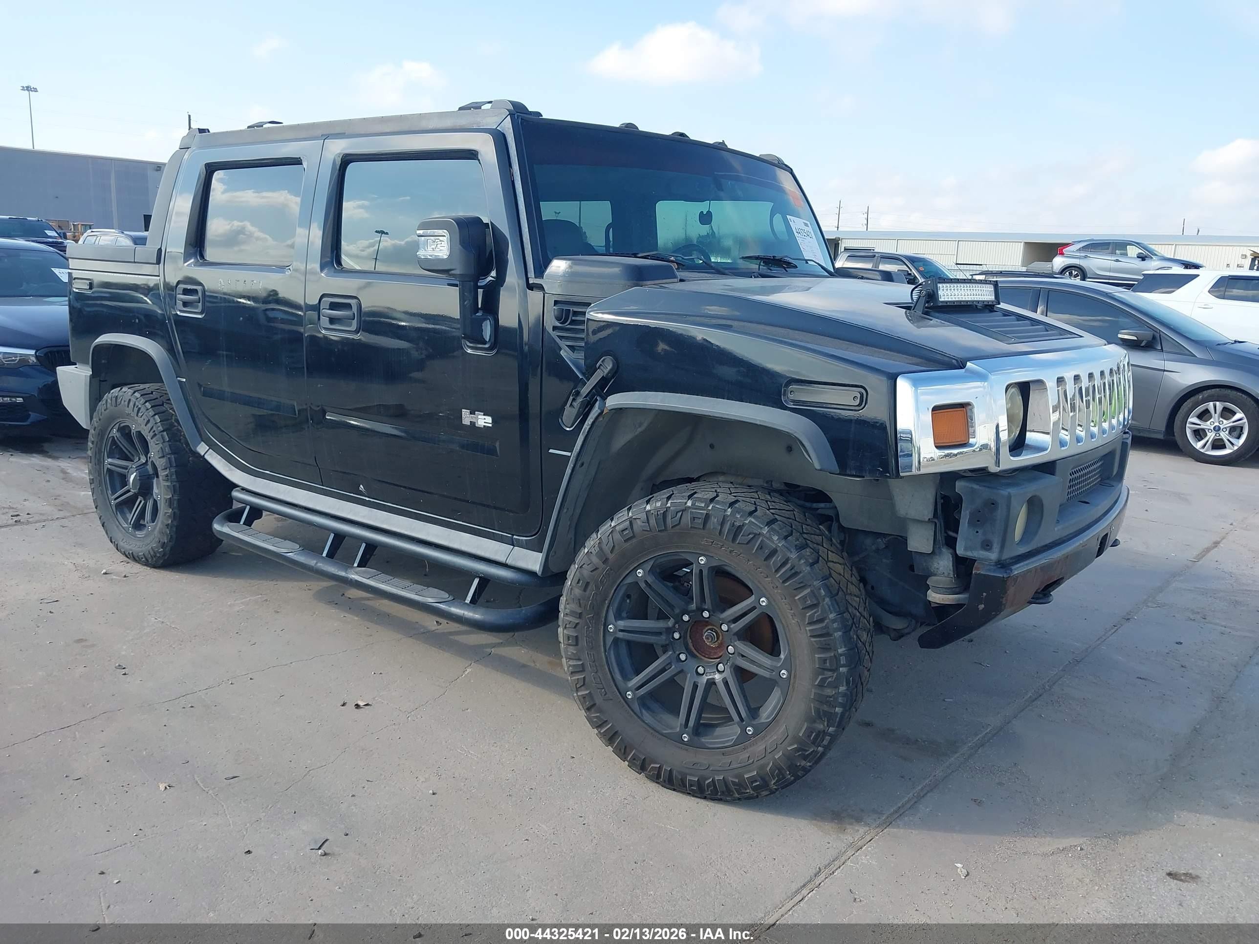 2006 Hummer H2 Sut   Черный vin: 5GRGN22U36H102431