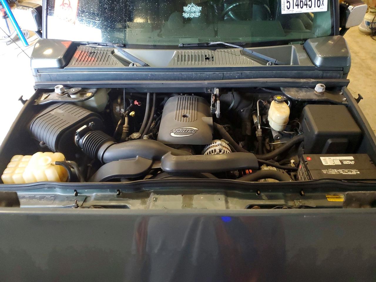 2005 Hummer H2 Sut Blue vin: 5GRGN22U65H106861
