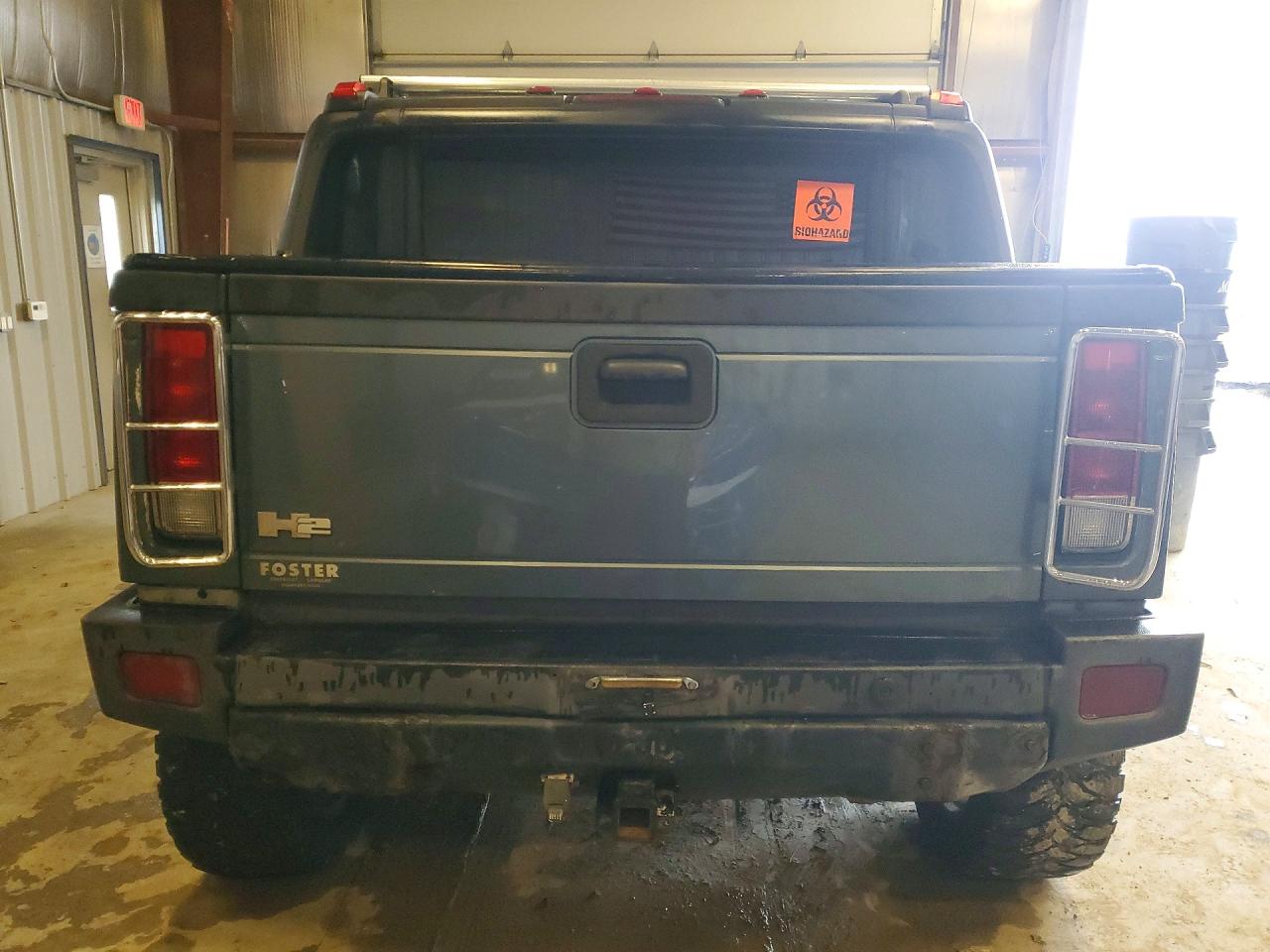 2005 Hummer H2 Sut Blue vin: 5GRGN22U65H106861