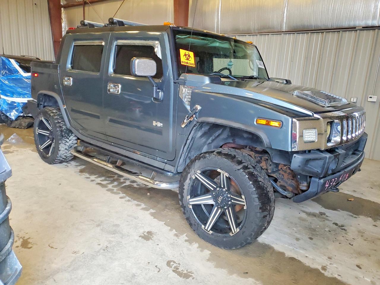 2005 Hummer H2 Sut Blue vin: 5GRGN22U65H106861