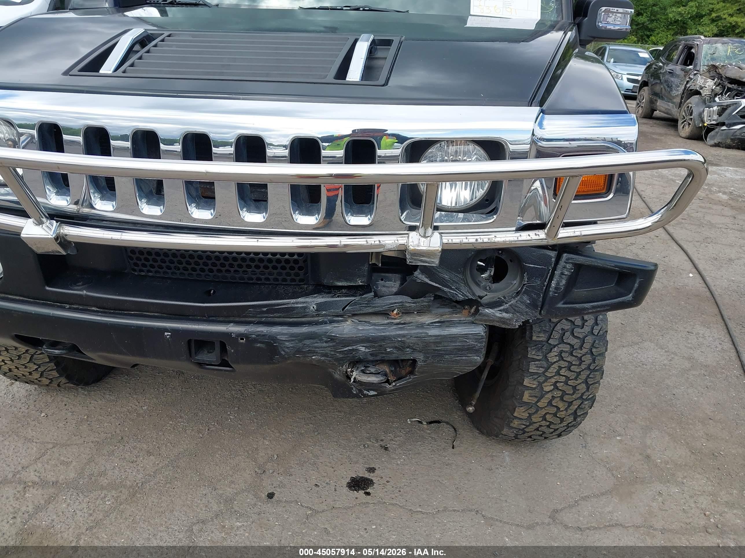 2007 Hummer H2 Sut   Черный vin: 5GRGN22U67H110234