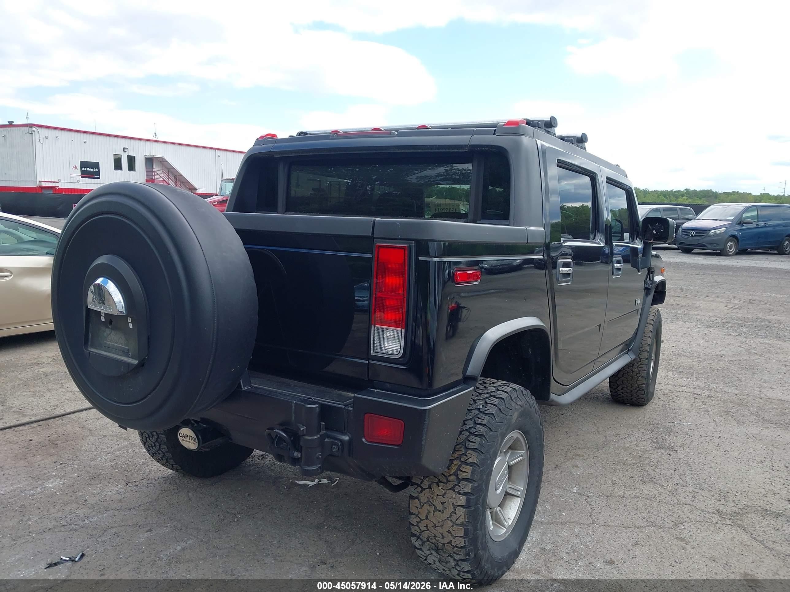 2007 Hummer H2 Sut   Черный vin: 5GRGN22U67H110234