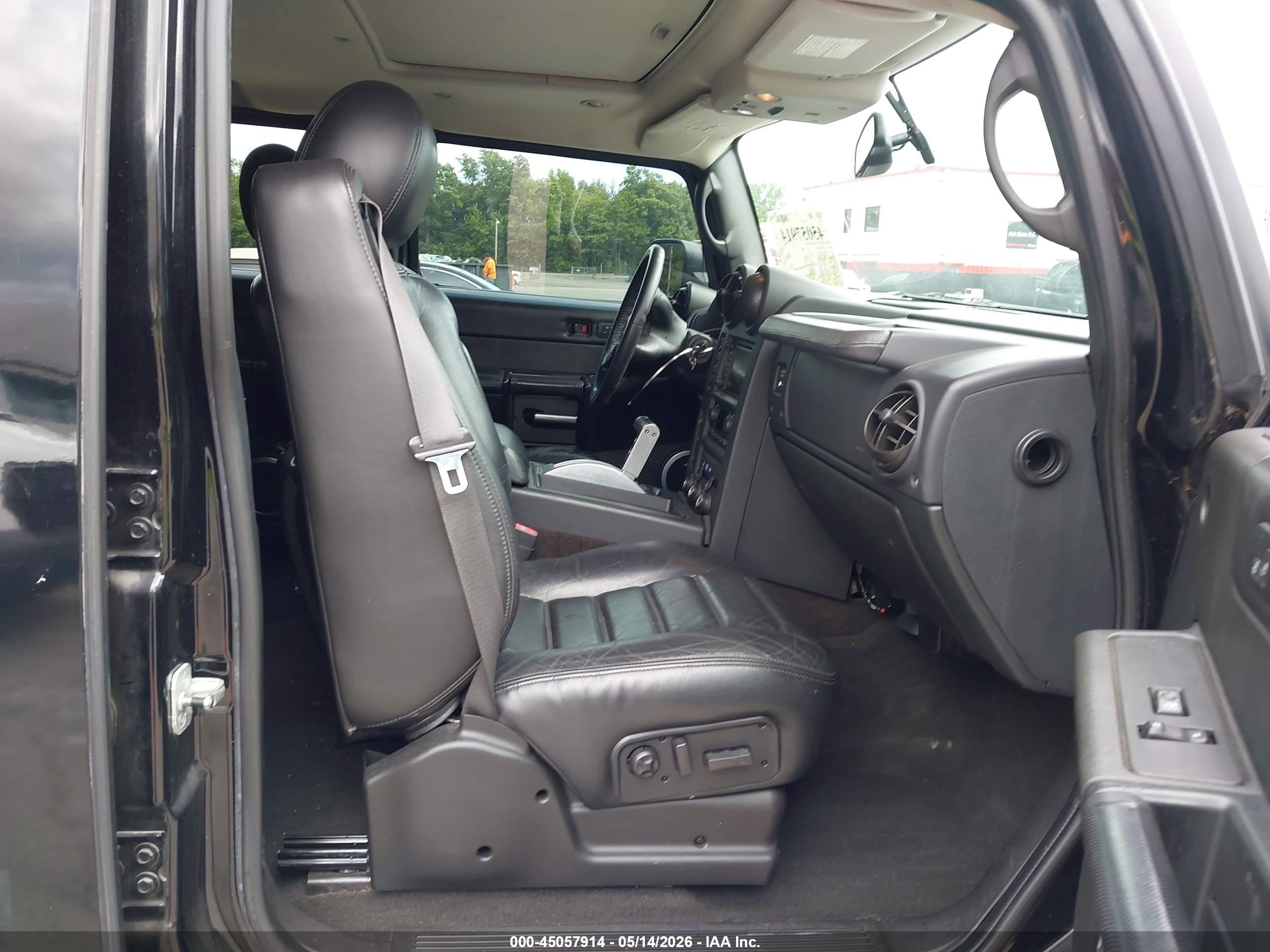 2007 Hummer H2 Sut   Черный vin: 5GRGN22U67H110234