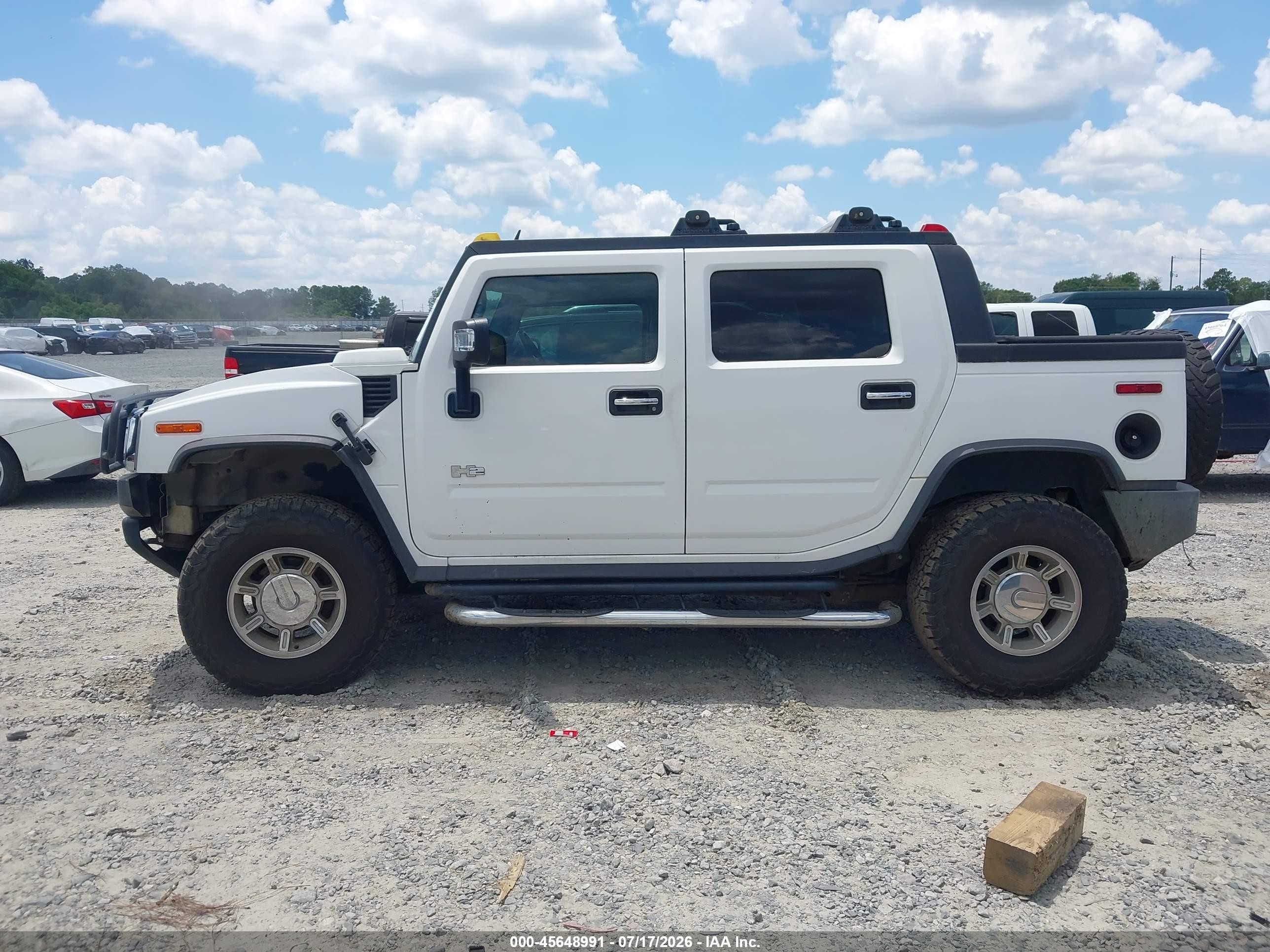2006 Hummer H2 Sut   Белый vin: 5GRGN22U86H107981