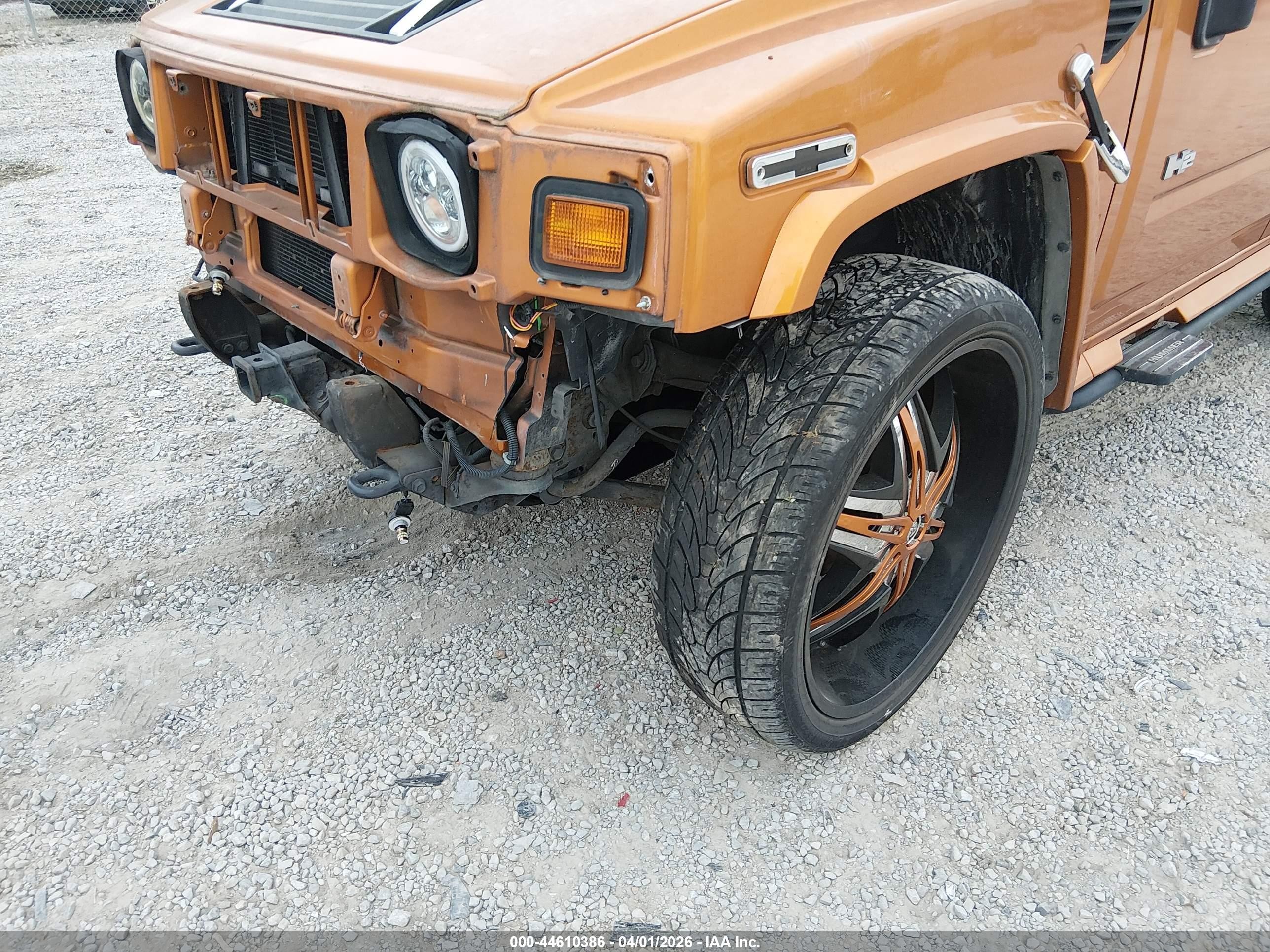 2006 Hummer H2 Sut   Оранжевый vin: 5GRGN22U86H117989