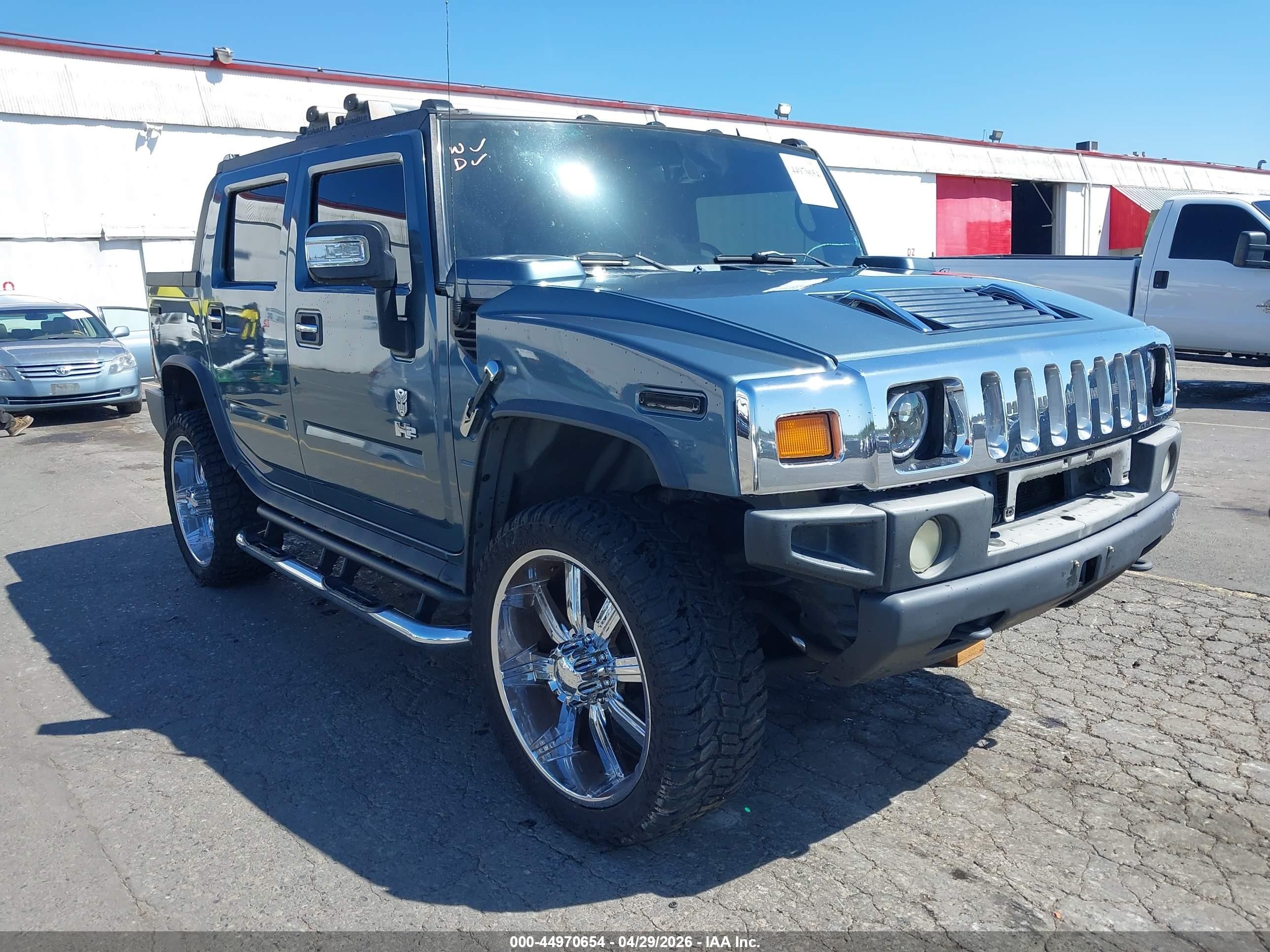 2006 Hummer H2 Sut   Серый vin: 5GRGN22U96H120075