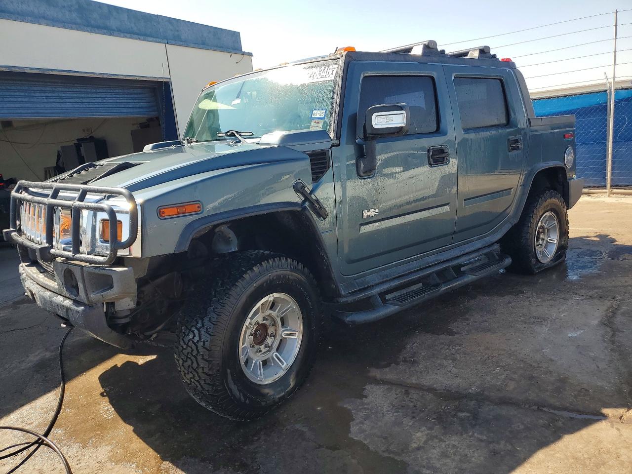 2006 Hummer H2 Sut Blue vin: 5GRGN22UX6H113510