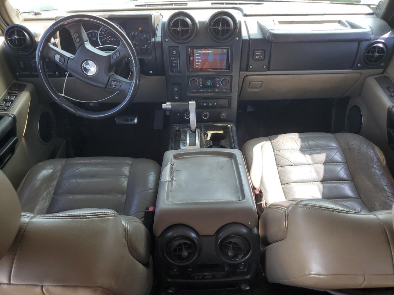 2006 Hummer H2 Sut Blue vin: 5GRGN22UX6H113510 Damage: Right Front Seat Cushion, Torn, 7 To 8 Inches