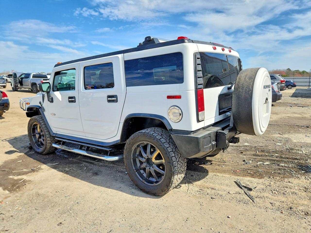 2009 Hummer H2 Белый vin: 5GRGN23289H103169