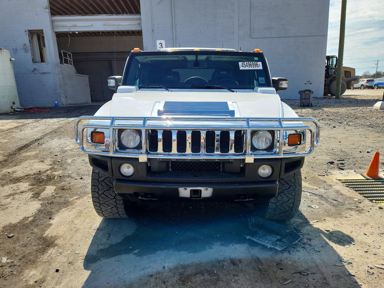 2009 Hummer H2 Белый vin: 5GRGN23289H103169