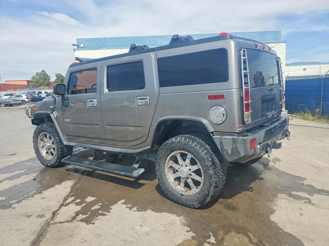 2008 Hummer H2 Gray vin: 5GRGN23808H108854