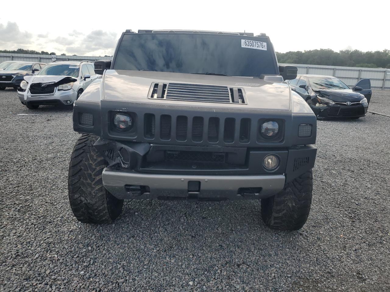 2008 Hummer H2 Gray vin: 5GRGN23808H109101
