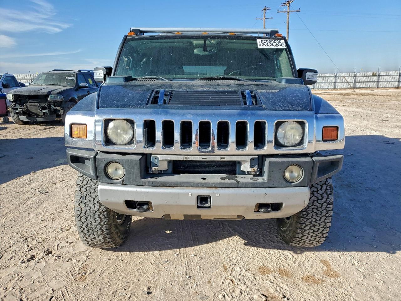 2008 Hummer H2 Blue vin: 5GRGN23828H105423