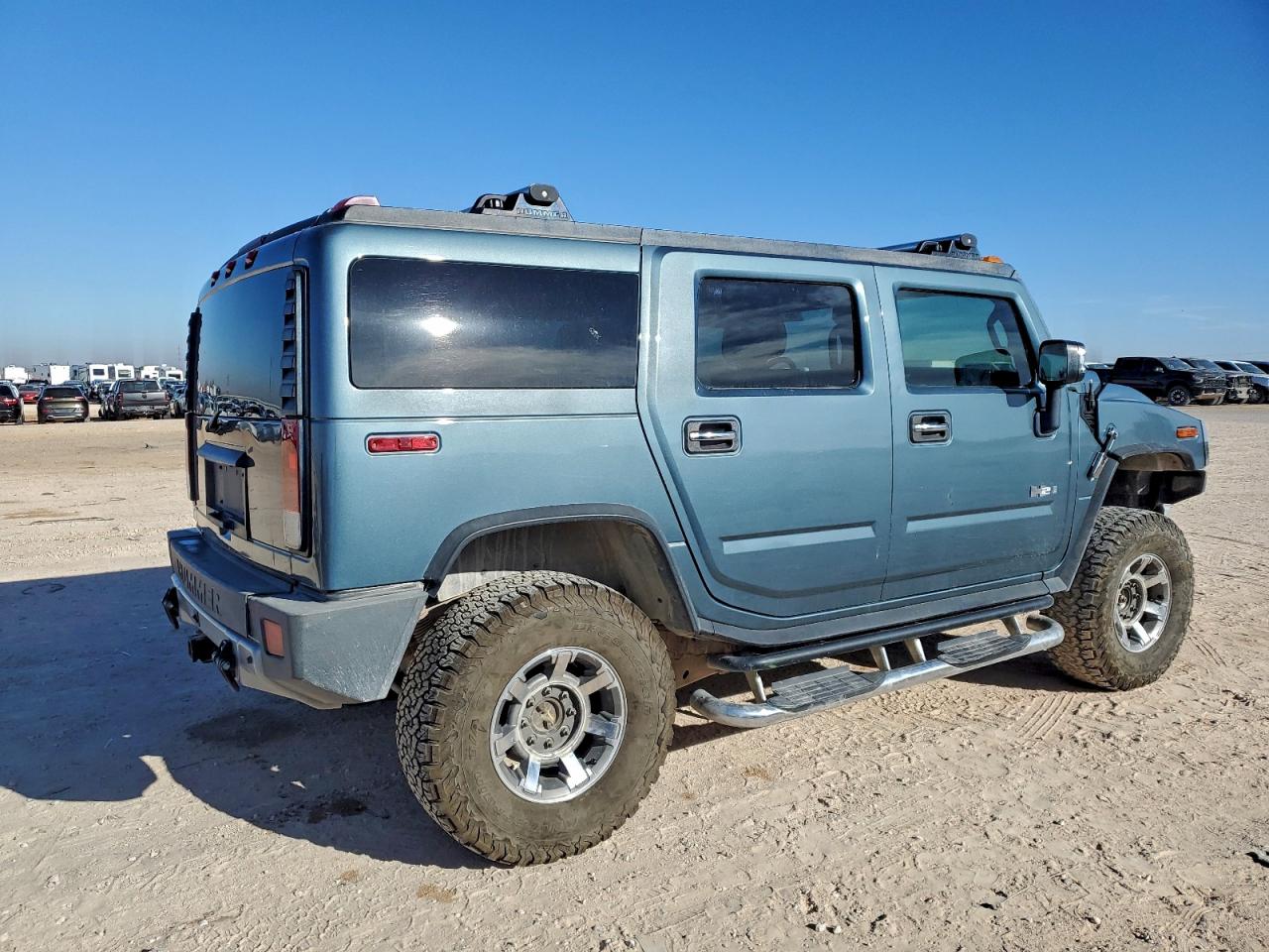 2008 Hummer H2 Blue vin: 5GRGN23828H105423