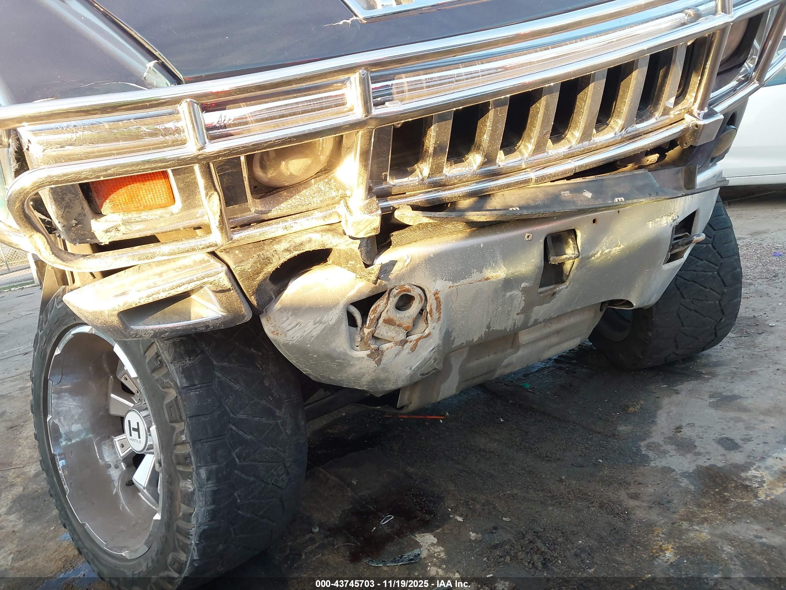 2008 Hummer H2 Suv   Blue vin: 5GRGN23828H107446