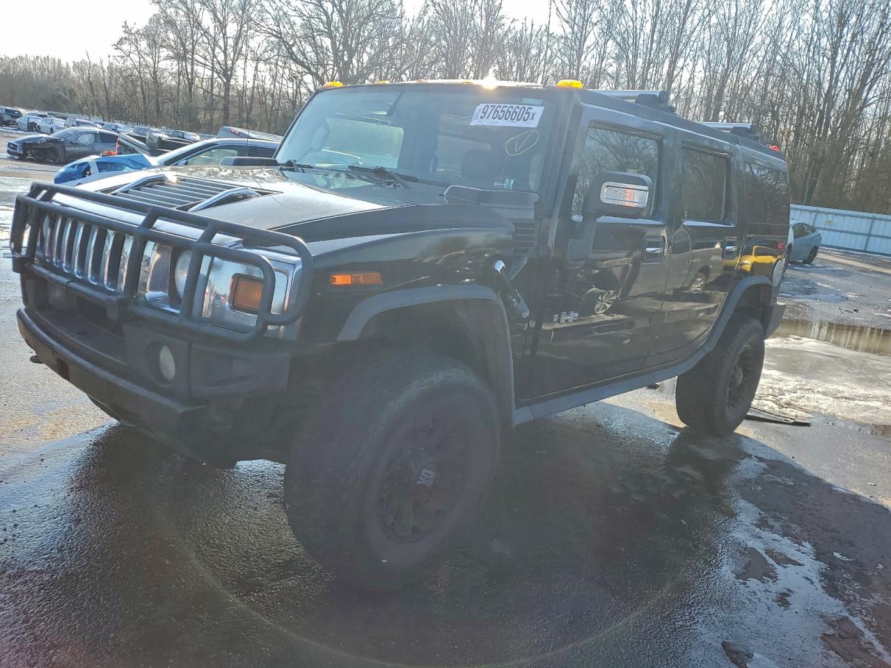 2008 Hummer H2 Black vin: 5GRGN23838H100330