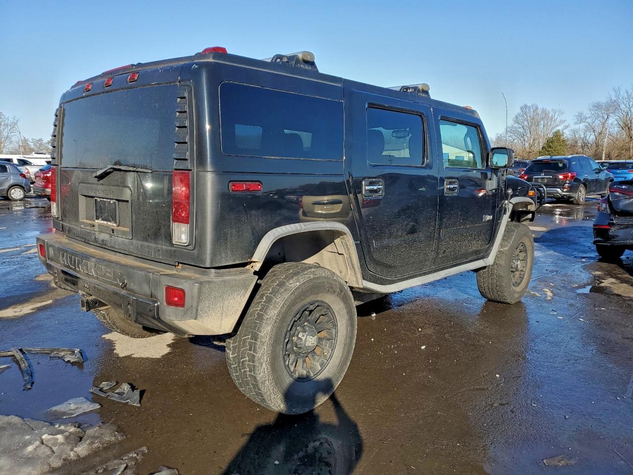 2008 Hummer H2 Black vin: 5GRGN23838H100330