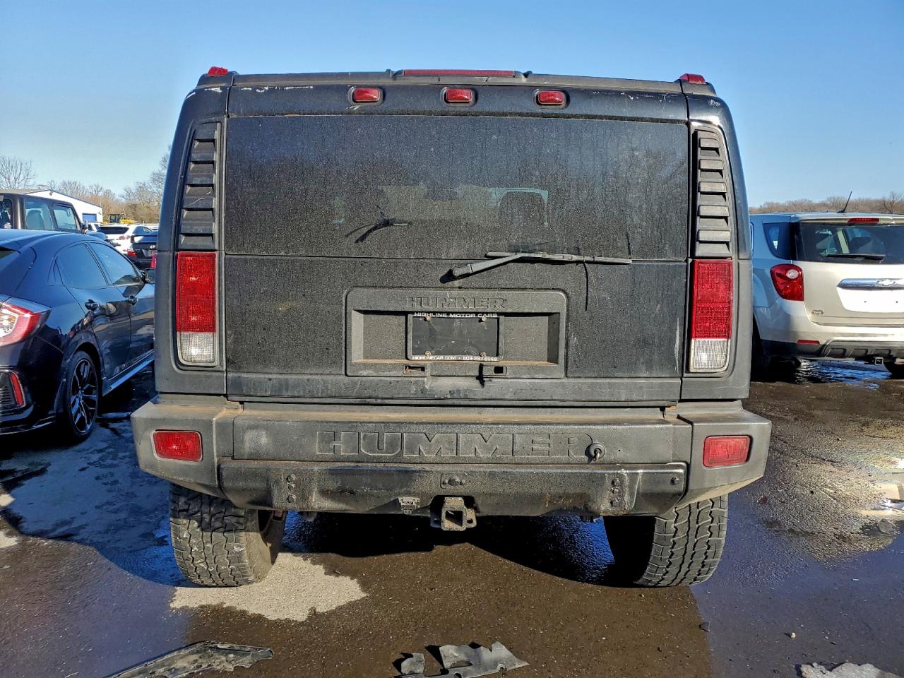 2008 Hummer H2 Black vin: 5GRGN23838H100330