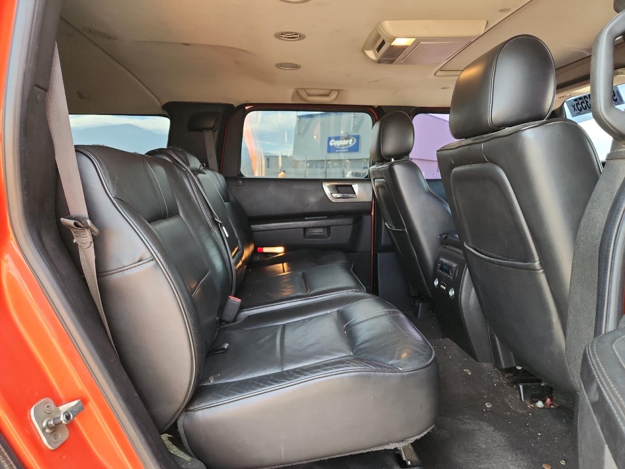 2008 Hummer H2 Orange vin: 5GRGN23838H108475