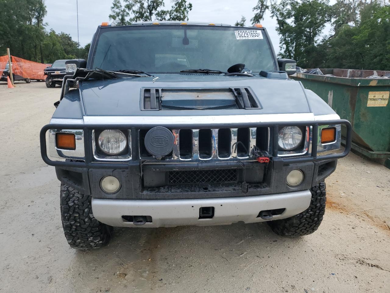 2008 Hummer H2    Blue vin: 5GRGN23848H103799