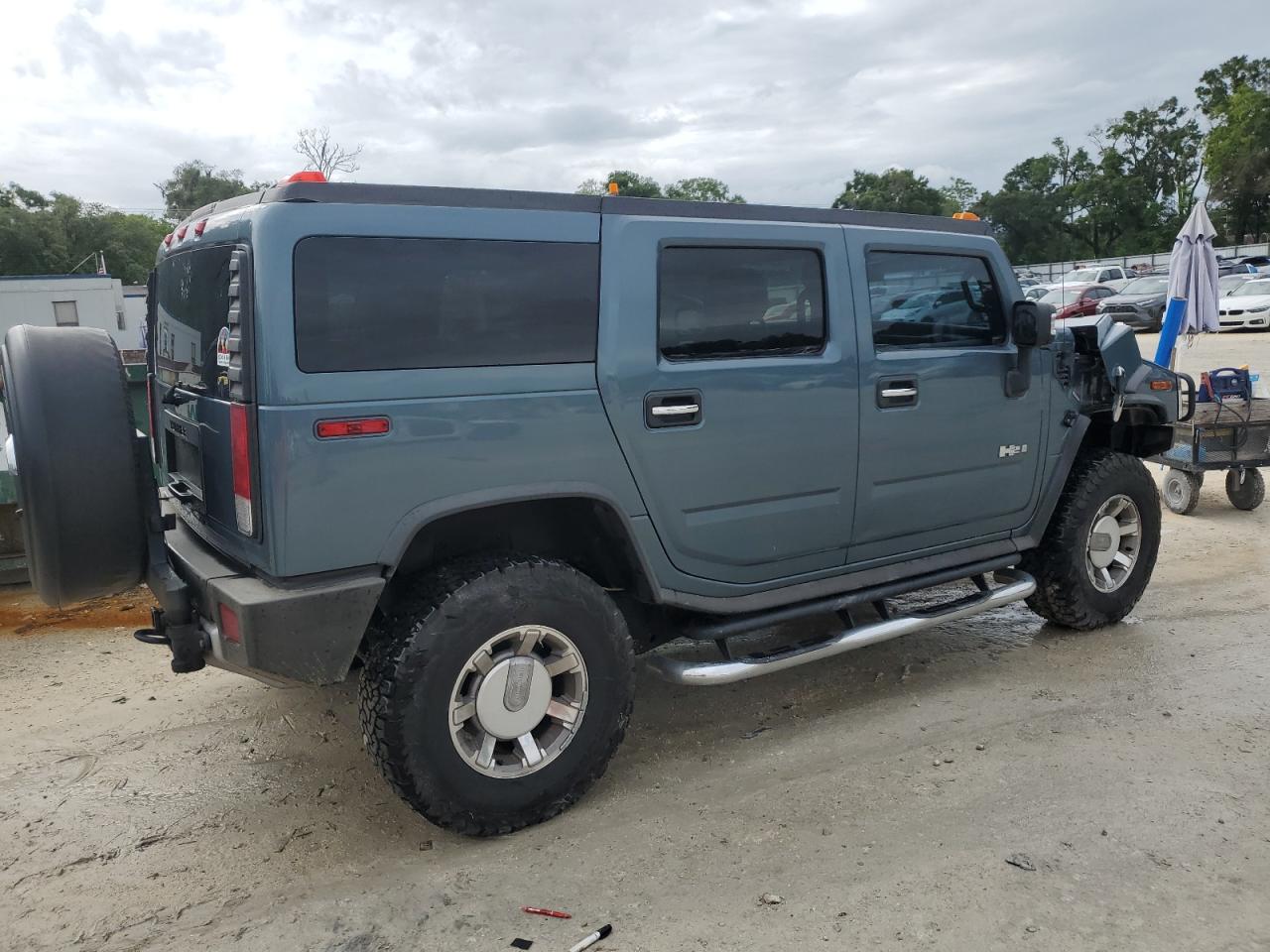 2008 Hummer H2    Blue vin: 5GRGN23848H103799