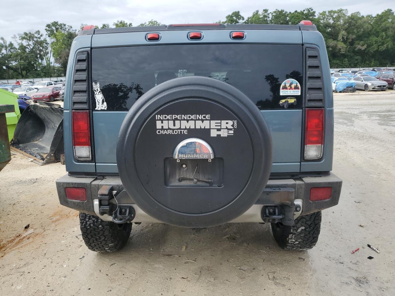 2008 Hummer H2    Blue vin: 5GRGN23848H103799