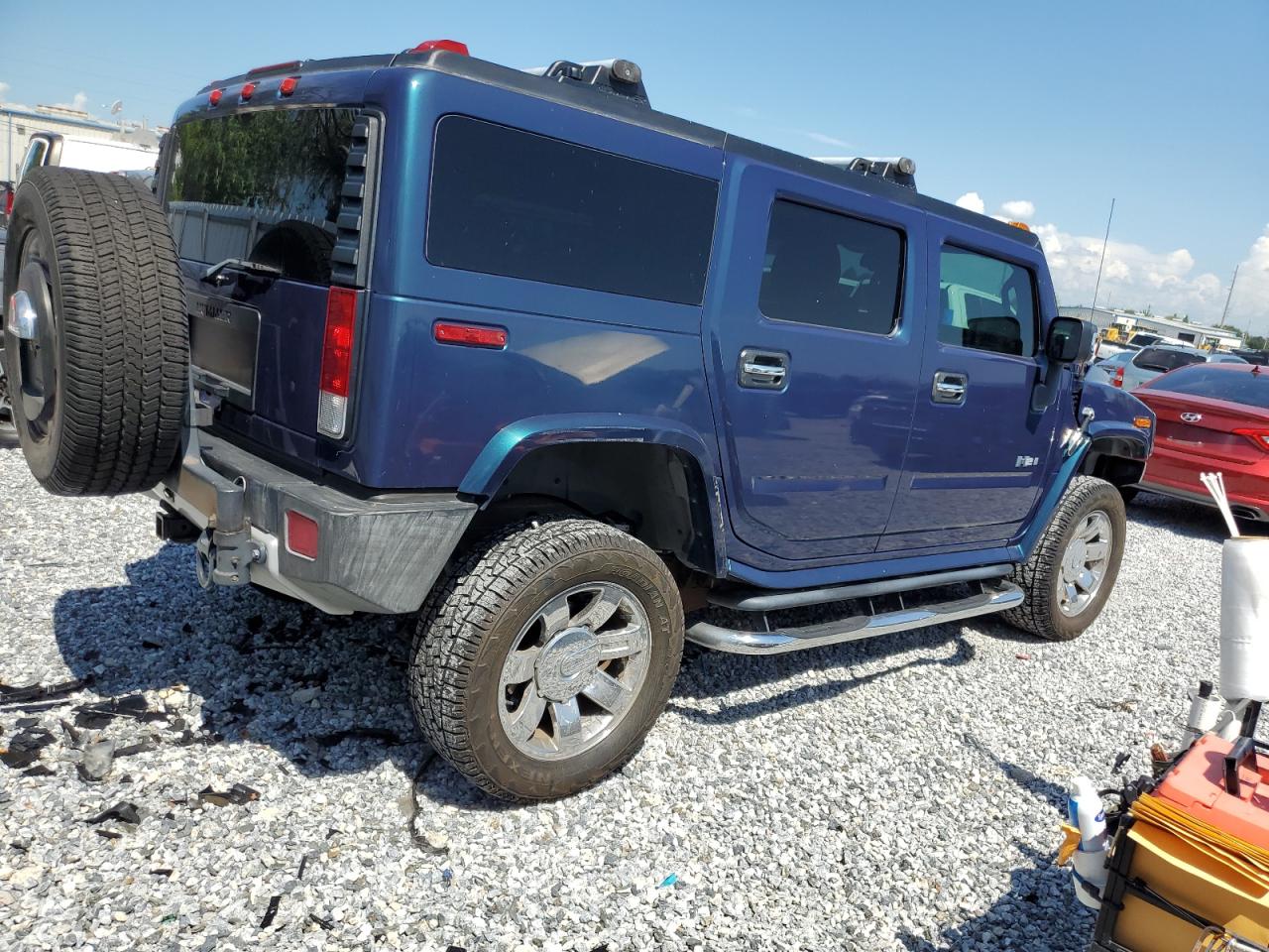 2008 Hummer H2    Blue vin: 5GRGN23868H107739