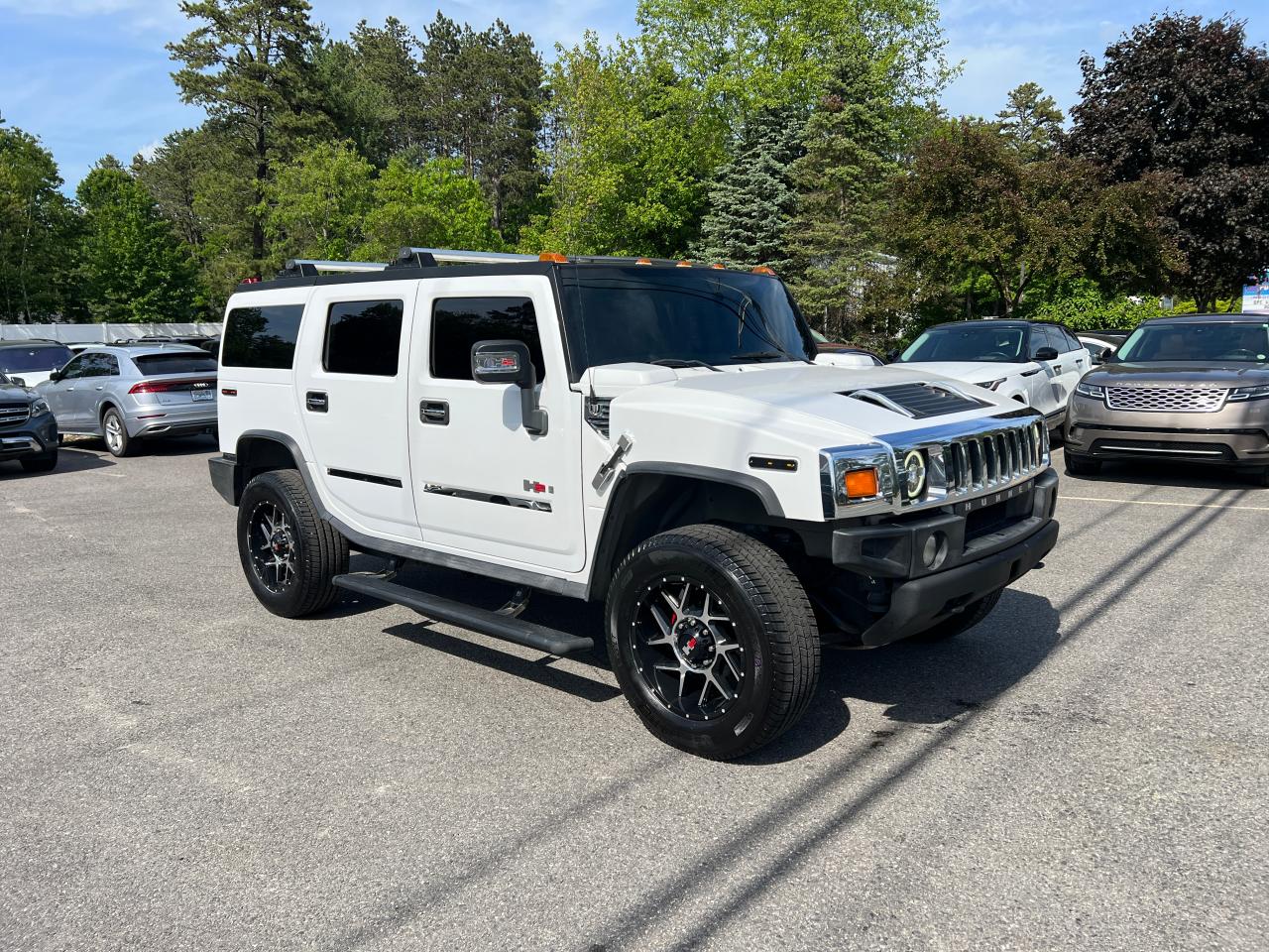 2008 Hummer H2  White vin: 5GRGN238X8H101944