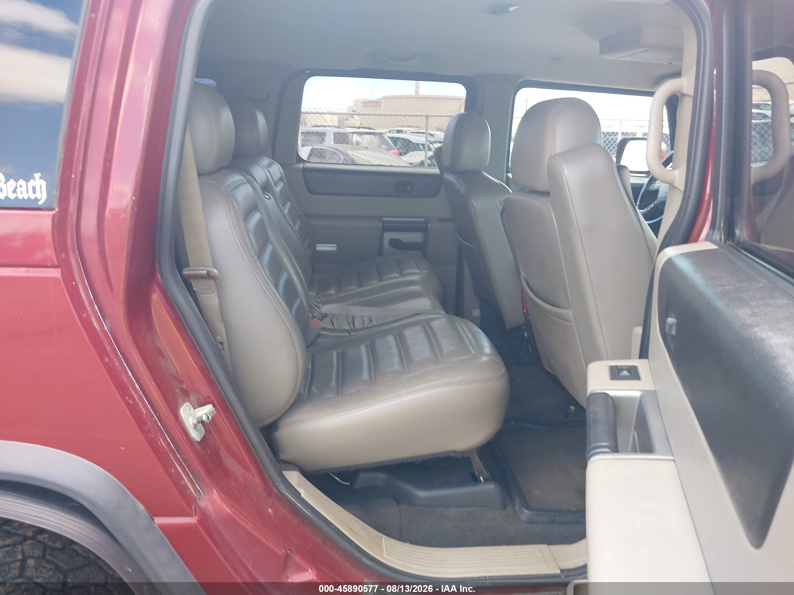 2003 Hummer H2   Maroon vin: 5GRGN23U03H111825