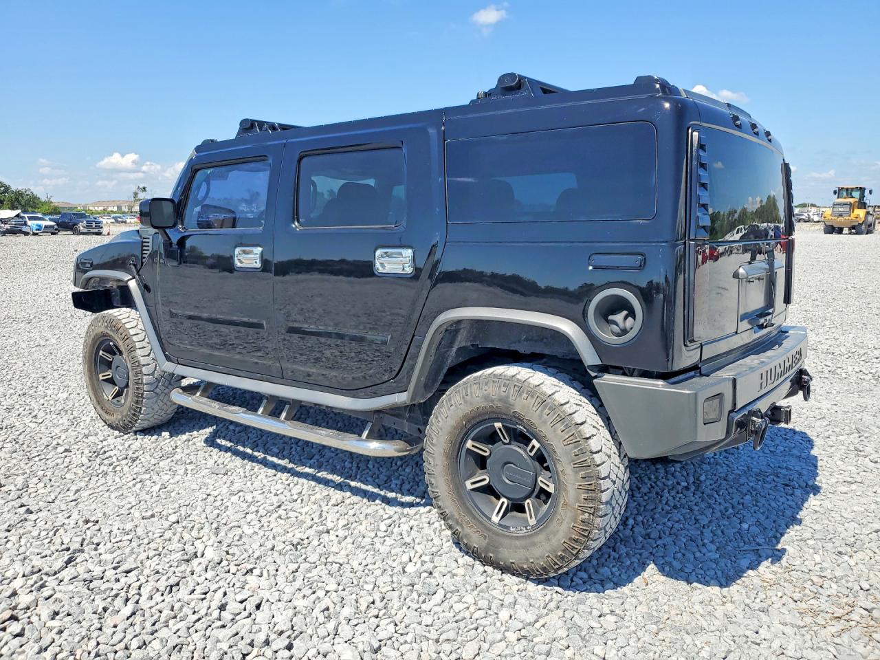 2003 Hummer H2 Black vin: 5GRGN23U03H120685