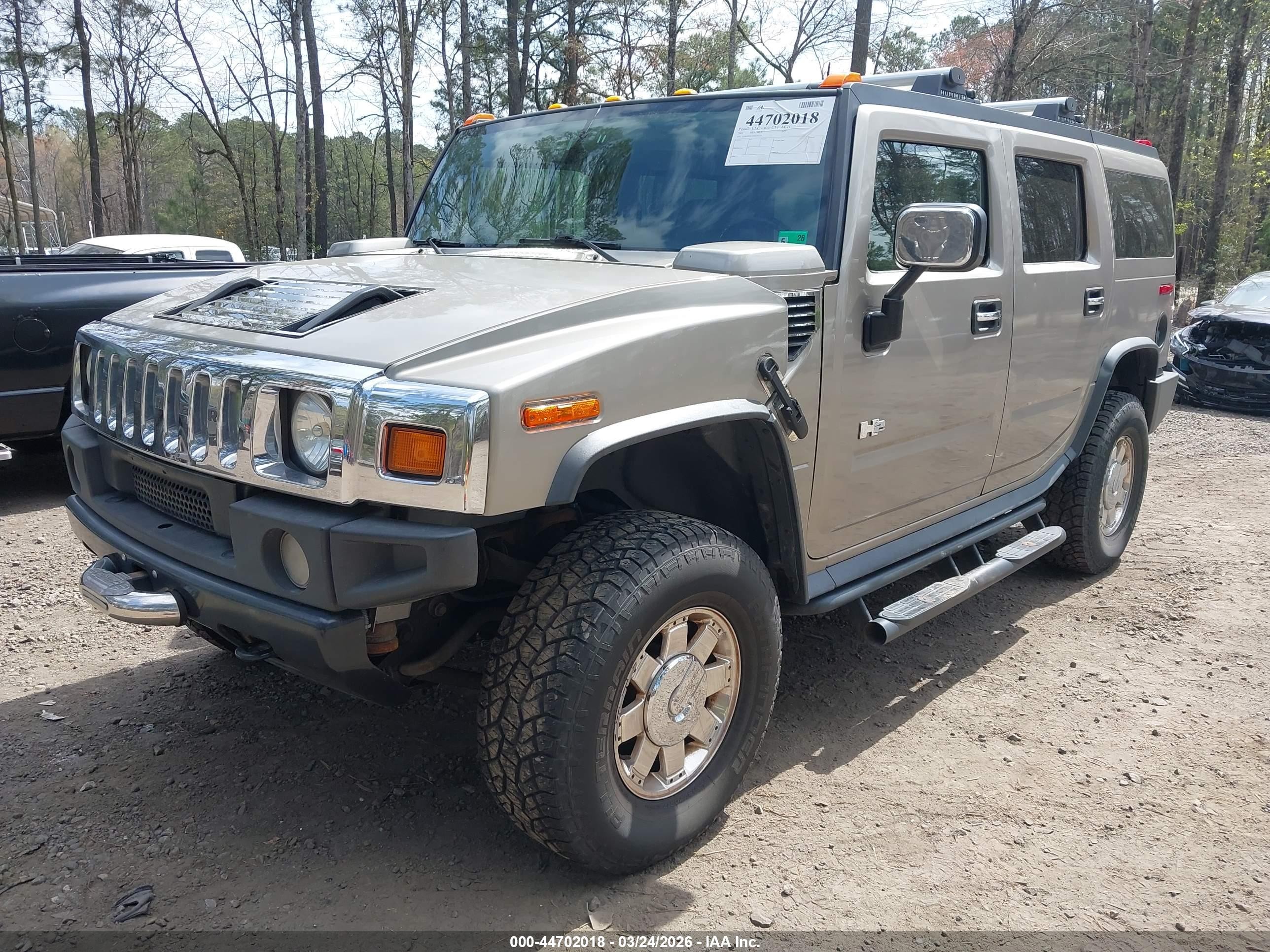 2003 Hummer H2   Tan vin: 5GRGN23U03H126129