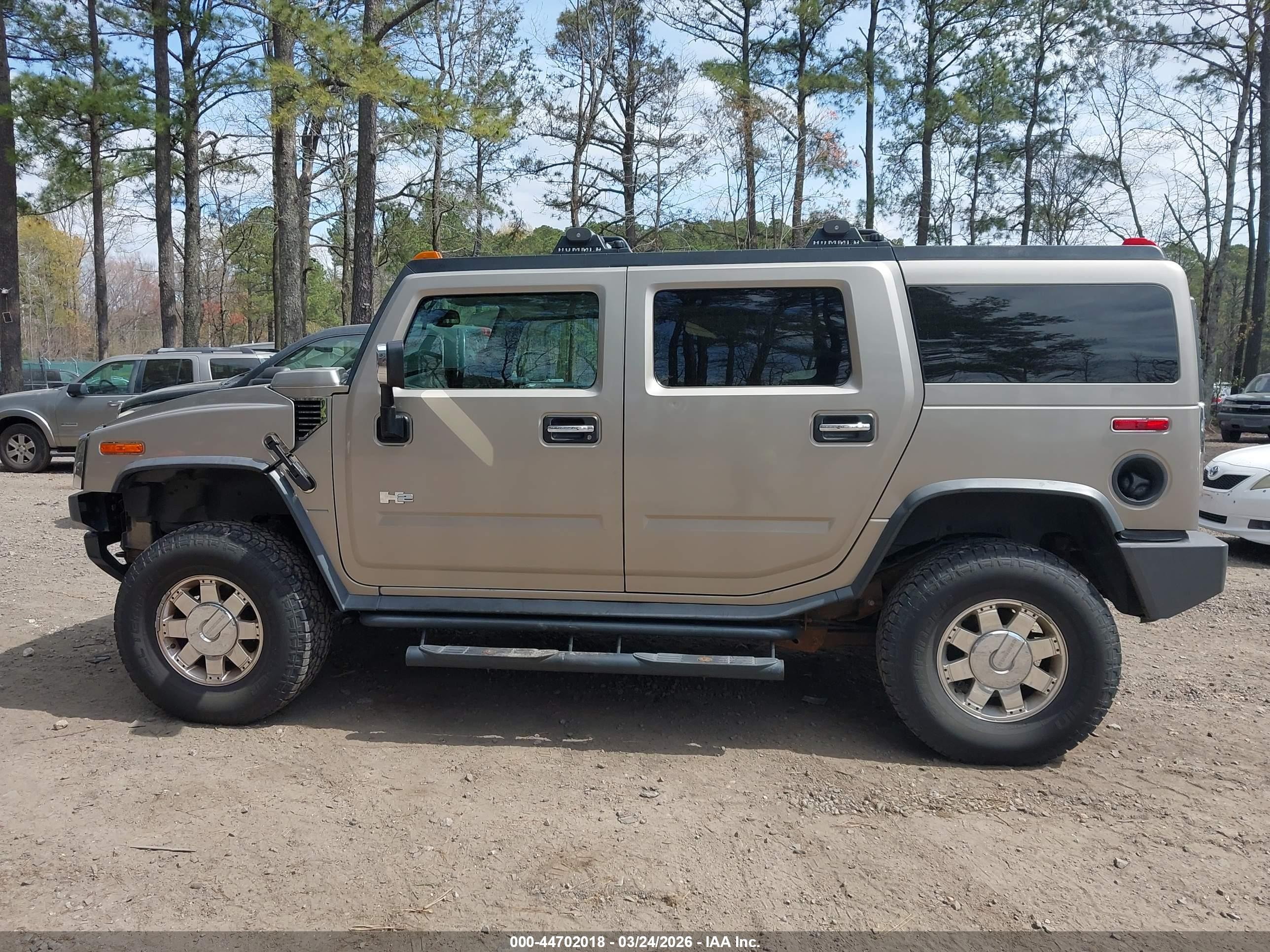 2003 Hummer H2   Tan vin: 5GRGN23U03H126129
