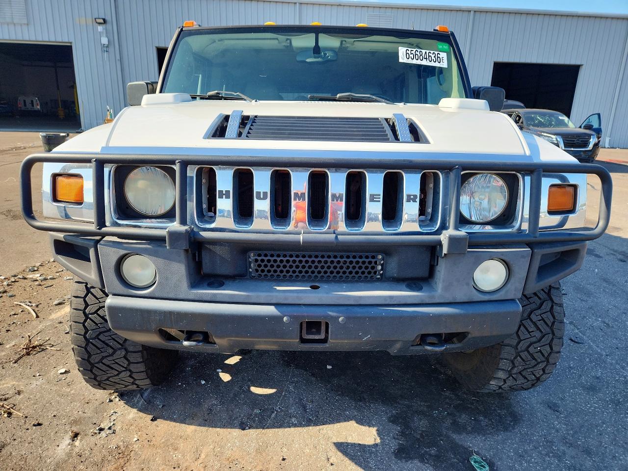 2003 Hummer H2 White vin: 5GRGN23U03H128768