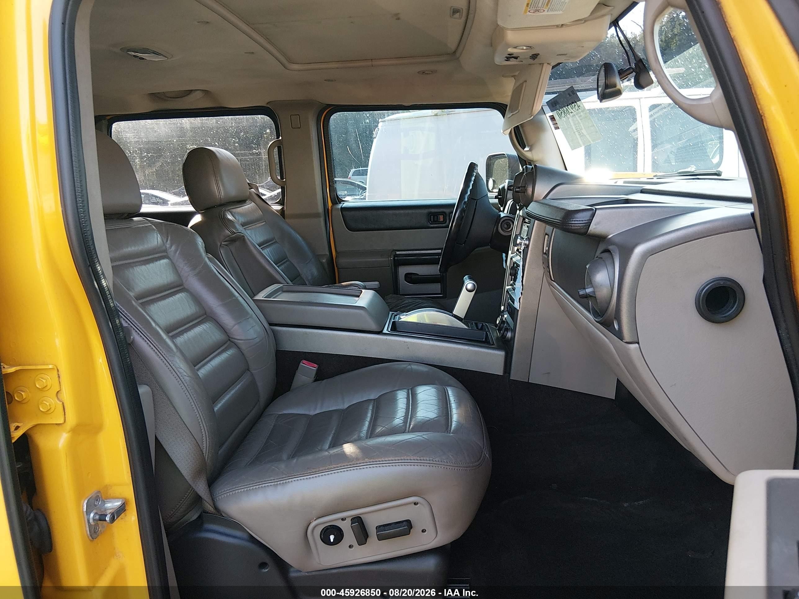 2003 Hummer H2   Yellow vin: 5GRGN23U03H140662