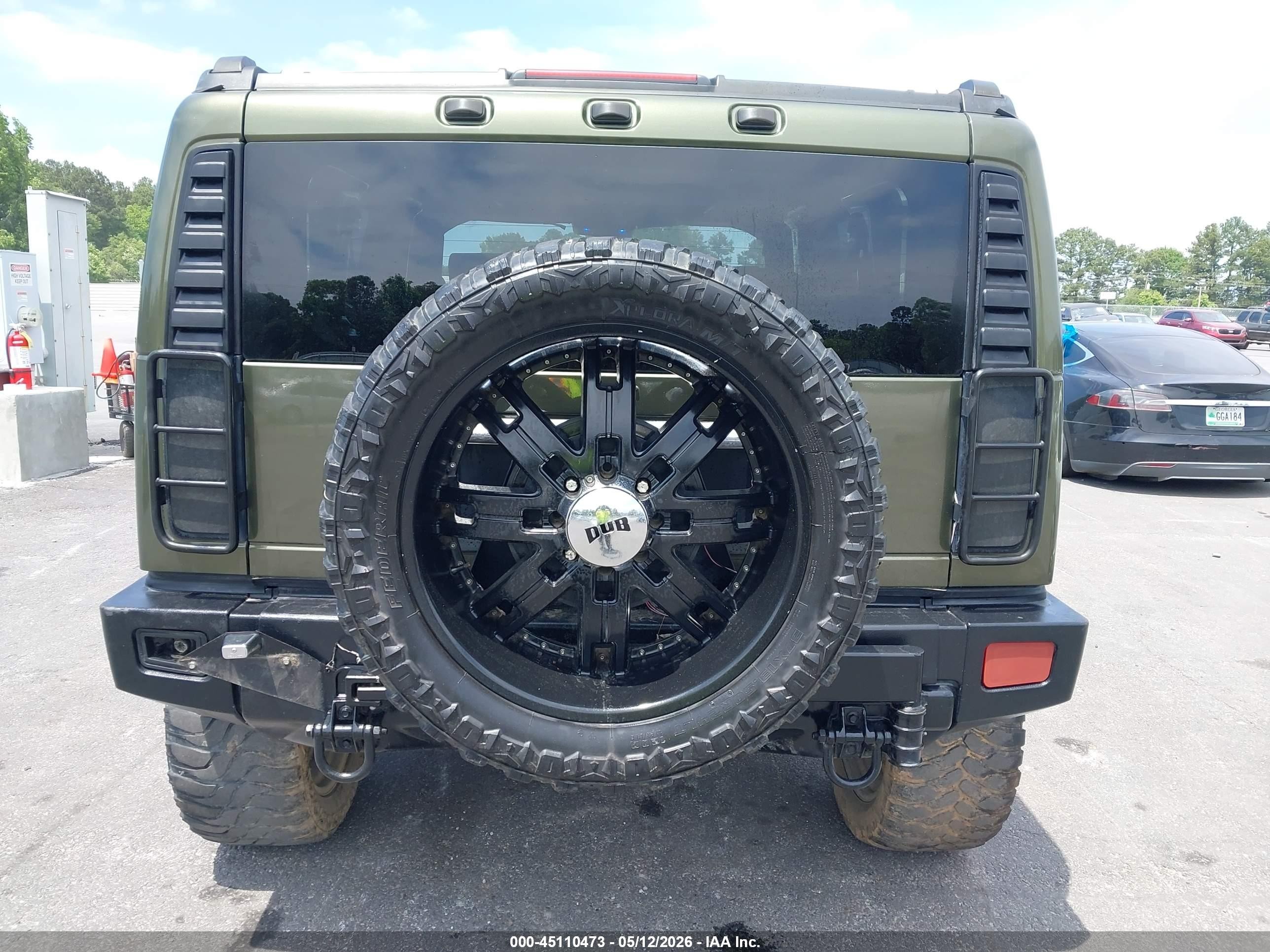 2004 Hummer H2   Green vin: 5GRGN23U04H105718