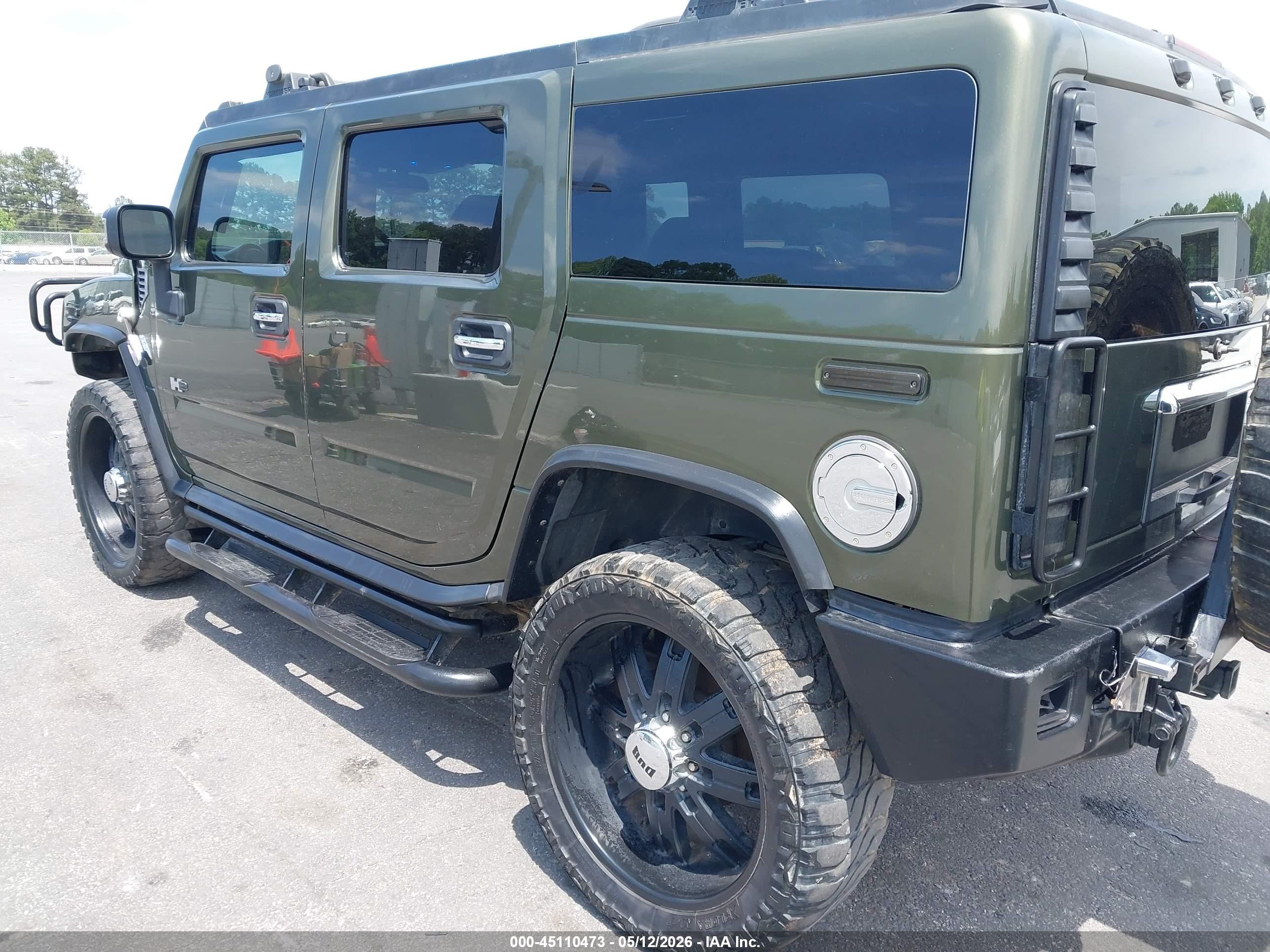 2004 Hummer H2   Green vin: 5GRGN23U04H105718