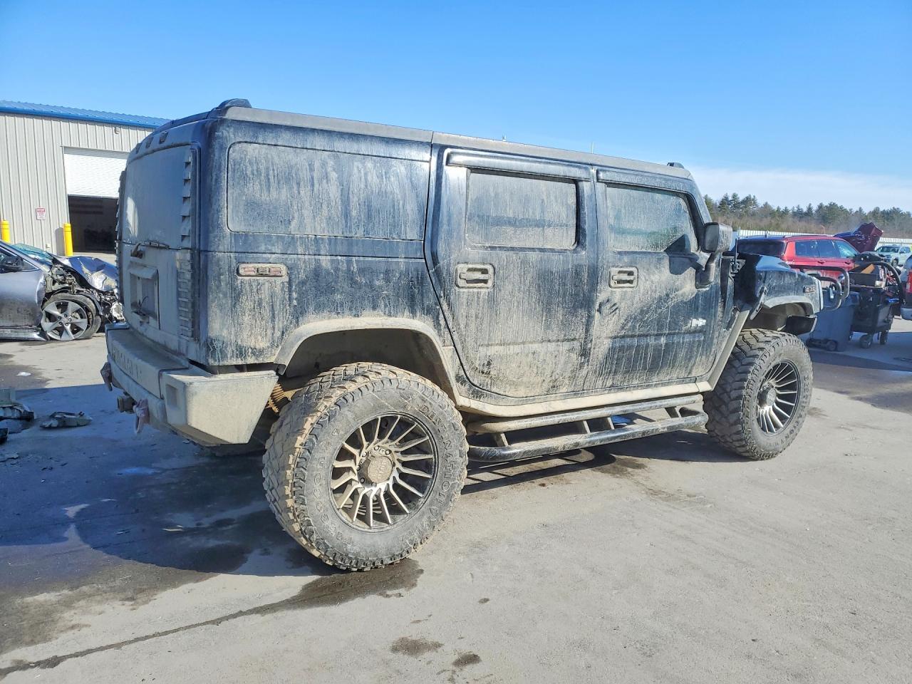 2004 Hummer H2 Black vin: 5GRGN23U04H109204
