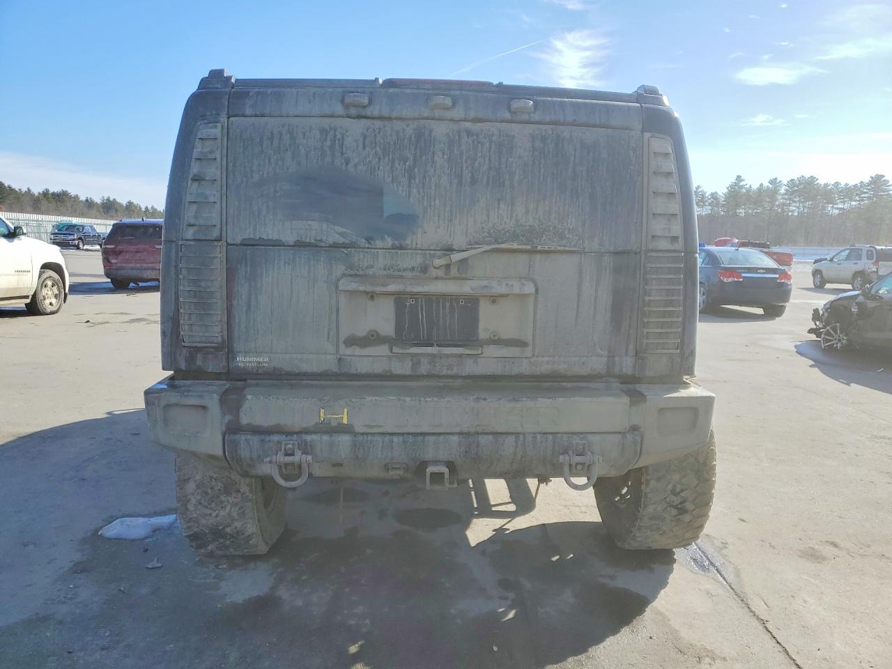 2004 Hummer H2 Black vin: 5GRGN23U04H109204